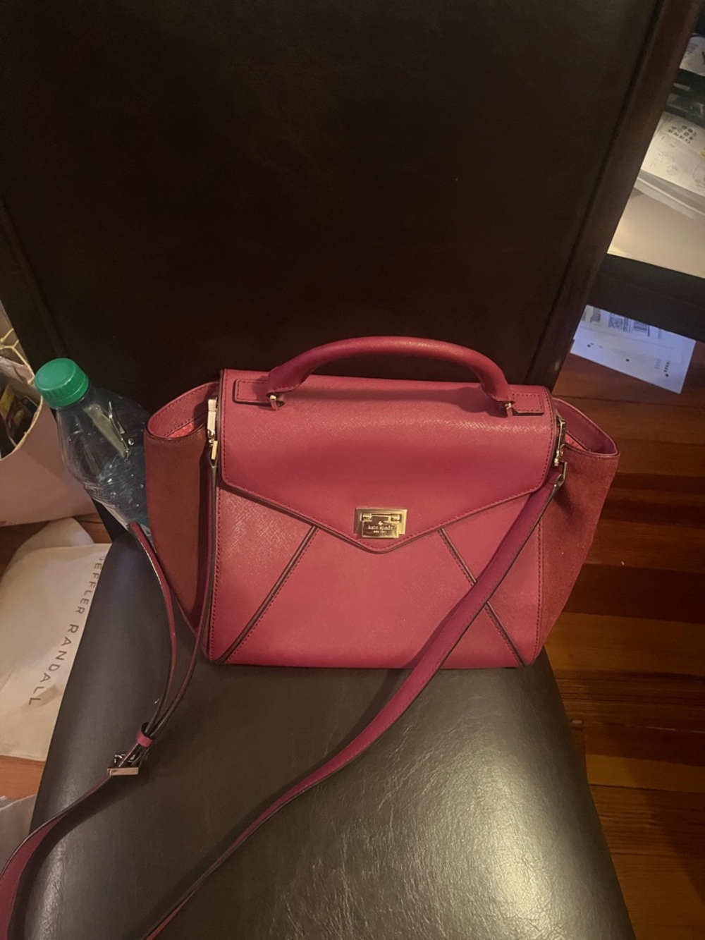 Kate Spade Berry Structured Top-Handle Crossbody Satchel Bag